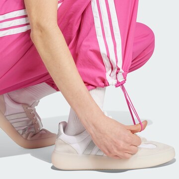 ADIDAS SPORTSWEAR Wide leg Sports trousers 'Essentials' in Pink
