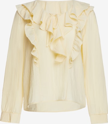 faina - Blusa em amarelo: frente