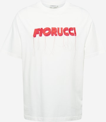 T-Shirt Fiorucci en blanc : devant