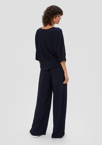 s.Oliver Wide Leg Hose in Blau