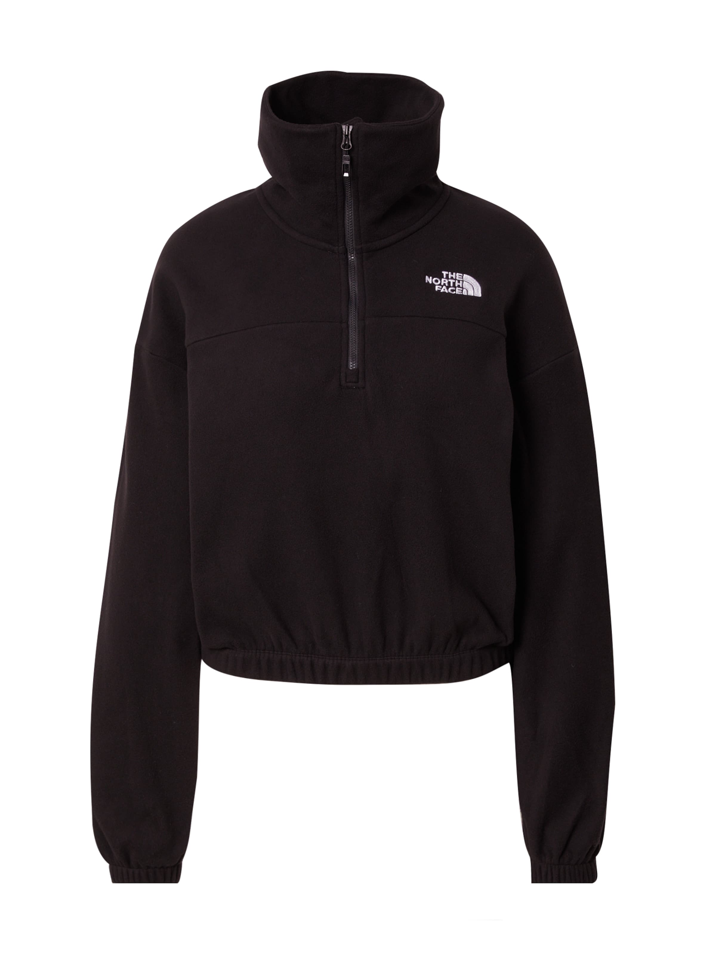 THE NORTH FACE Sports sweatshirt '100 Glacier' in Black: front