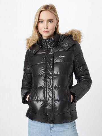 Pepe Jeans - Chaqueta de invierno 'JUNE' en negro: frente