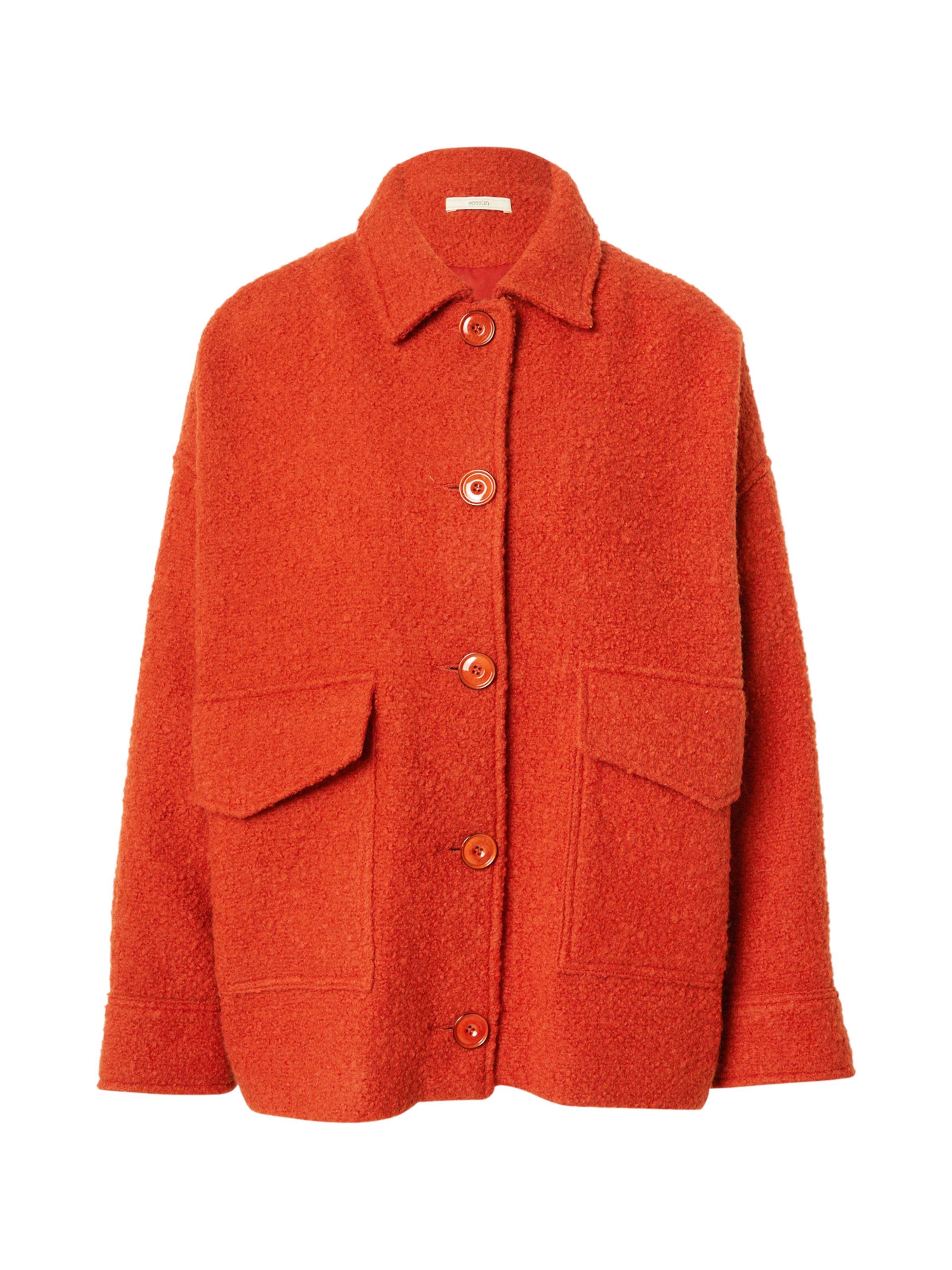 sessun Přechodná bunda 'MORRISON' – oranžová: přední strana