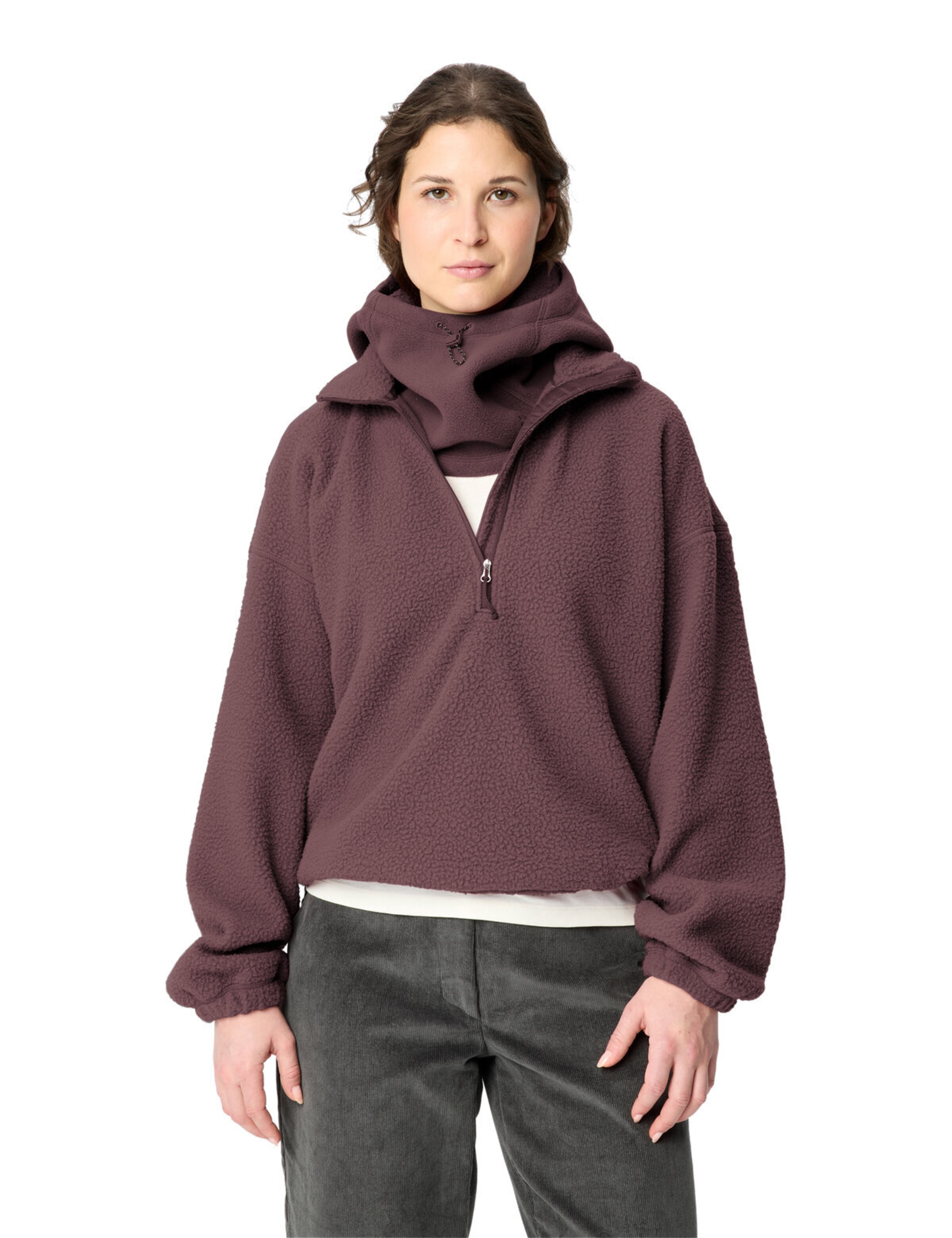 VAUDE Sports sweater 'Najun' in Red
