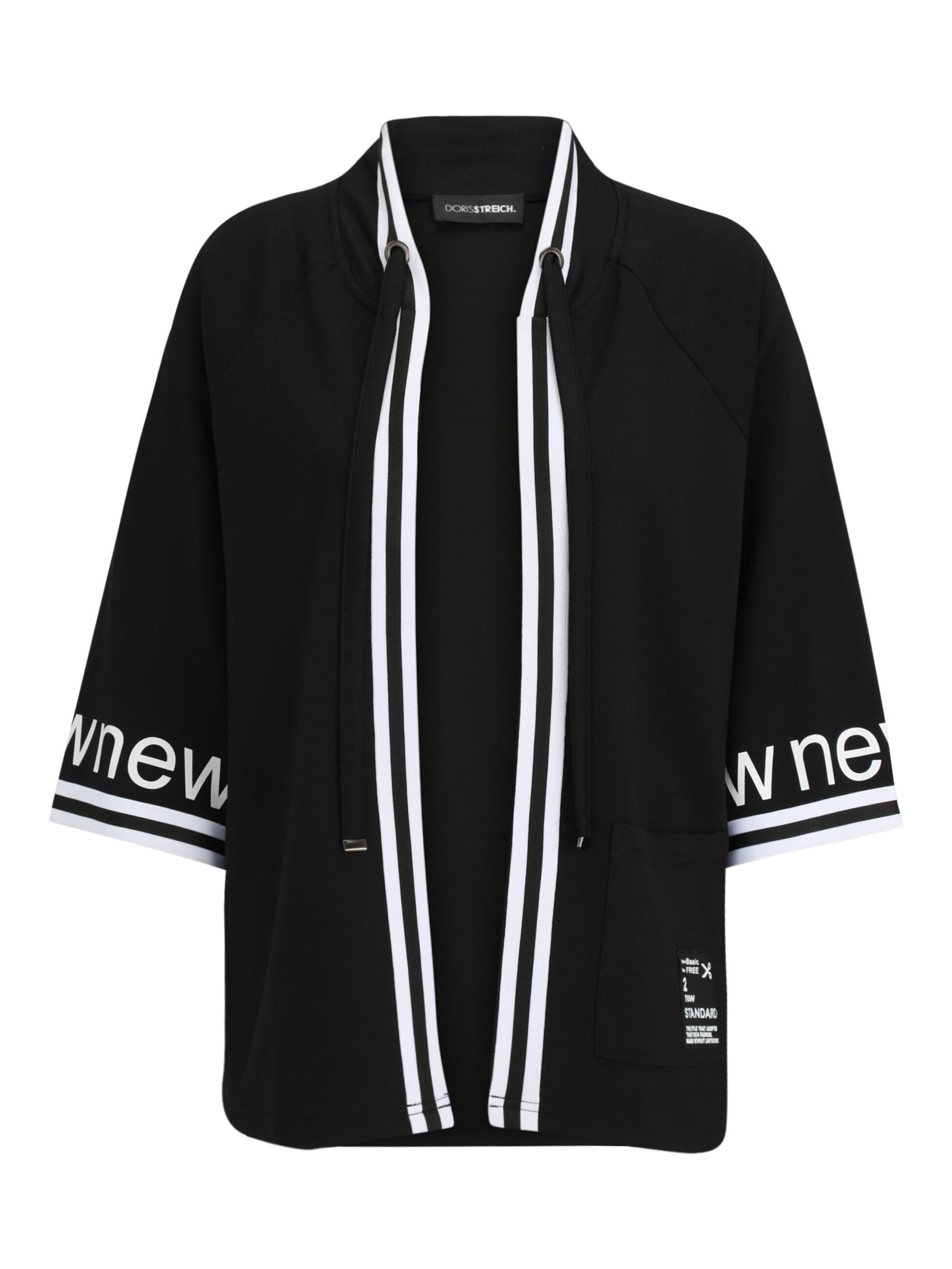 Doris Streich Between-Season Jacket in S-M in Black / White, Item view