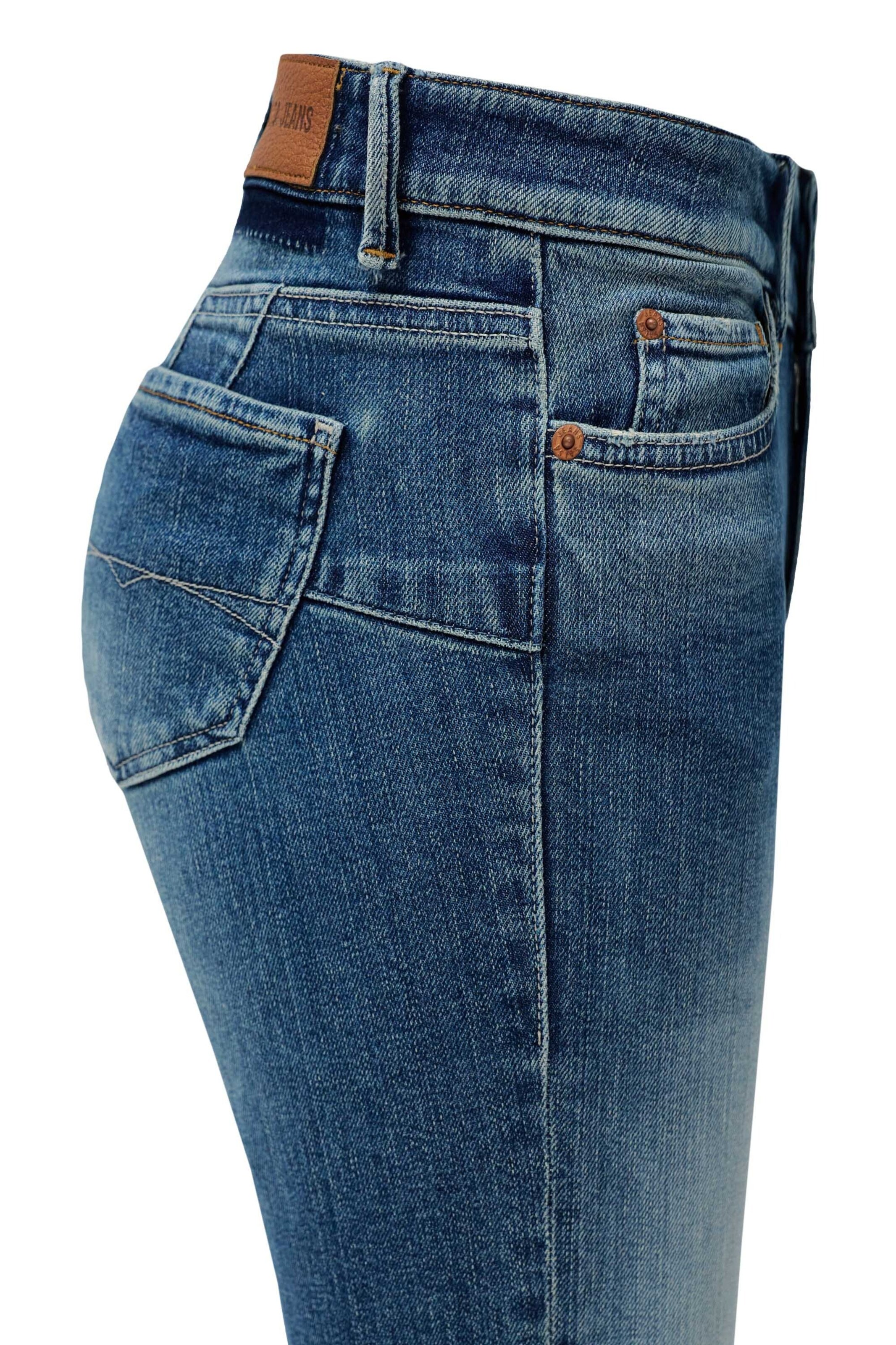 évasé Jean 'Wonder' Salsa Jeans en bleu