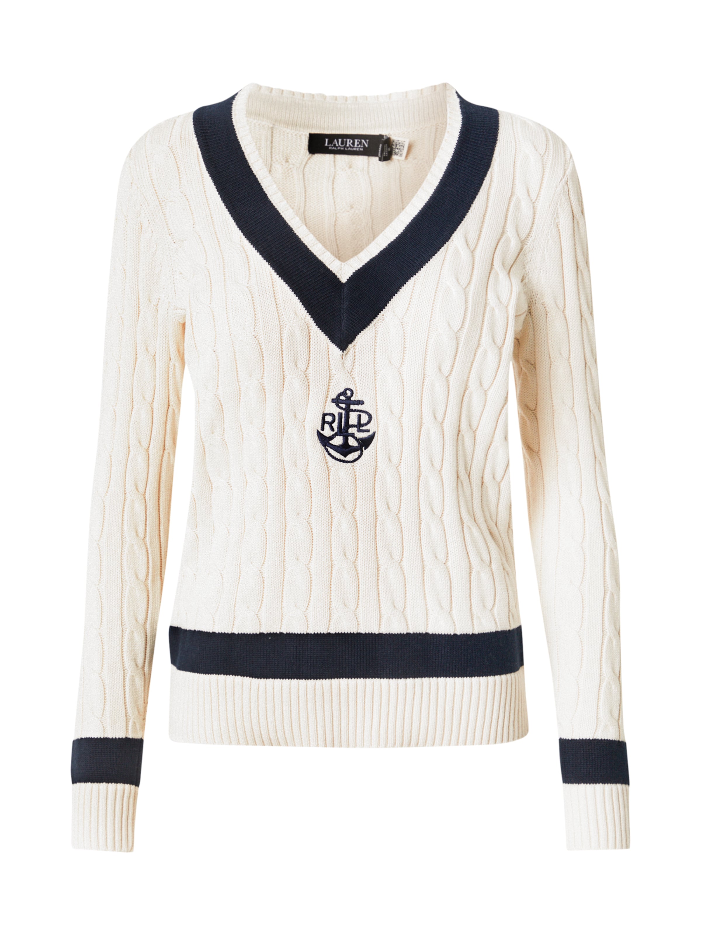 Pull-over 'Meren' Lauren Ralph Lauren en beige : devant