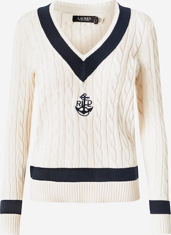 Lauren Ralph Lauren Sweter 'Meren' w kolorze beżowy: przód