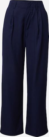 GAP Wide leg Pleat-Front Pants 'DRESSY' in Blue: front