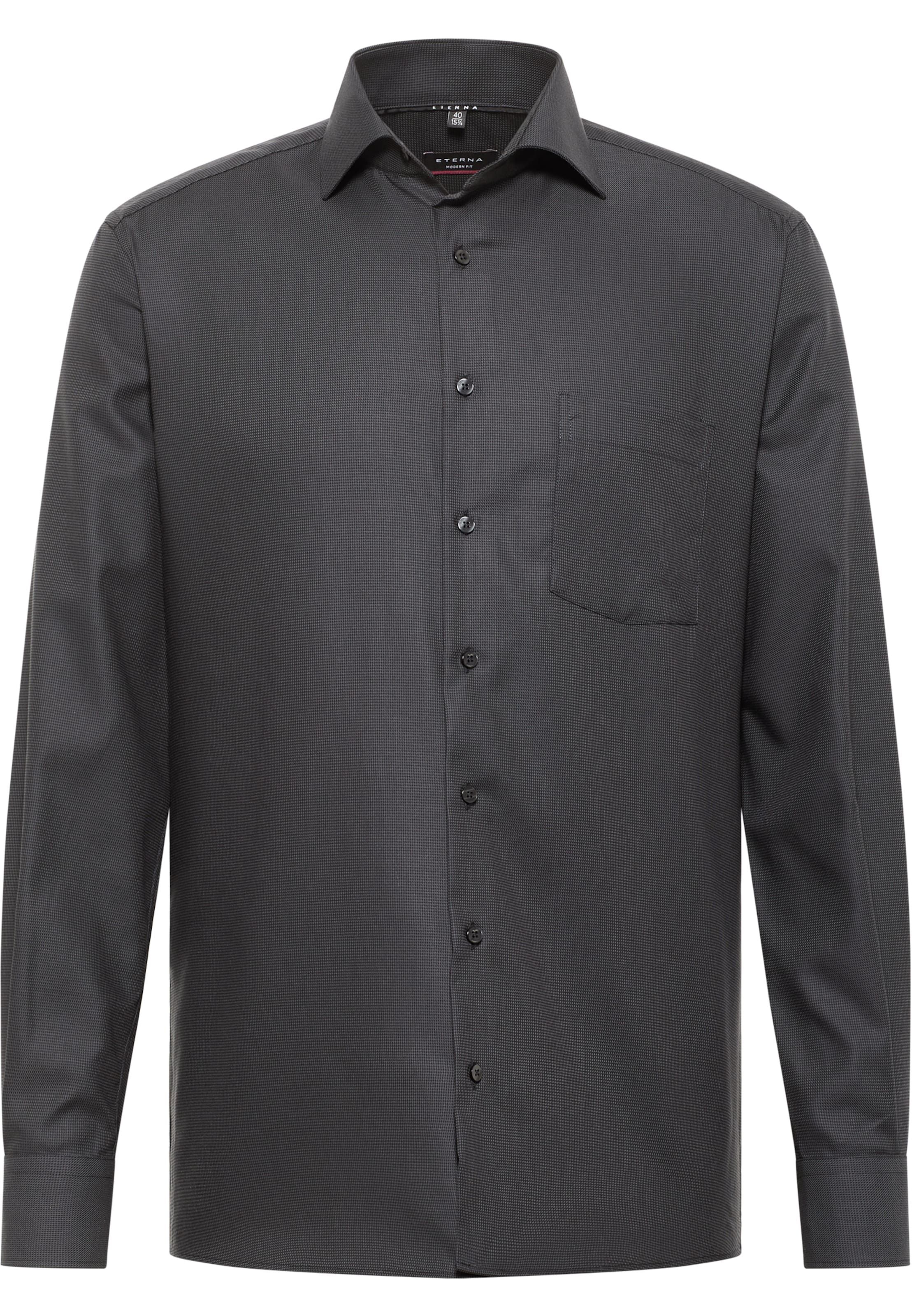ETERNA Hemd in Grau: Vorderseite