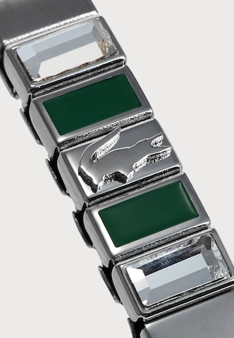 LACOSTE - Pulsera 'Courtline' en plata: frente