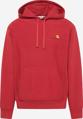 raudona Carhartt WIP Megztinis be užsegimo 'American Script': priekis