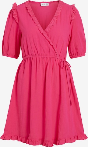 VILA Платье 'IPA' в Ярко-розовый: спереди