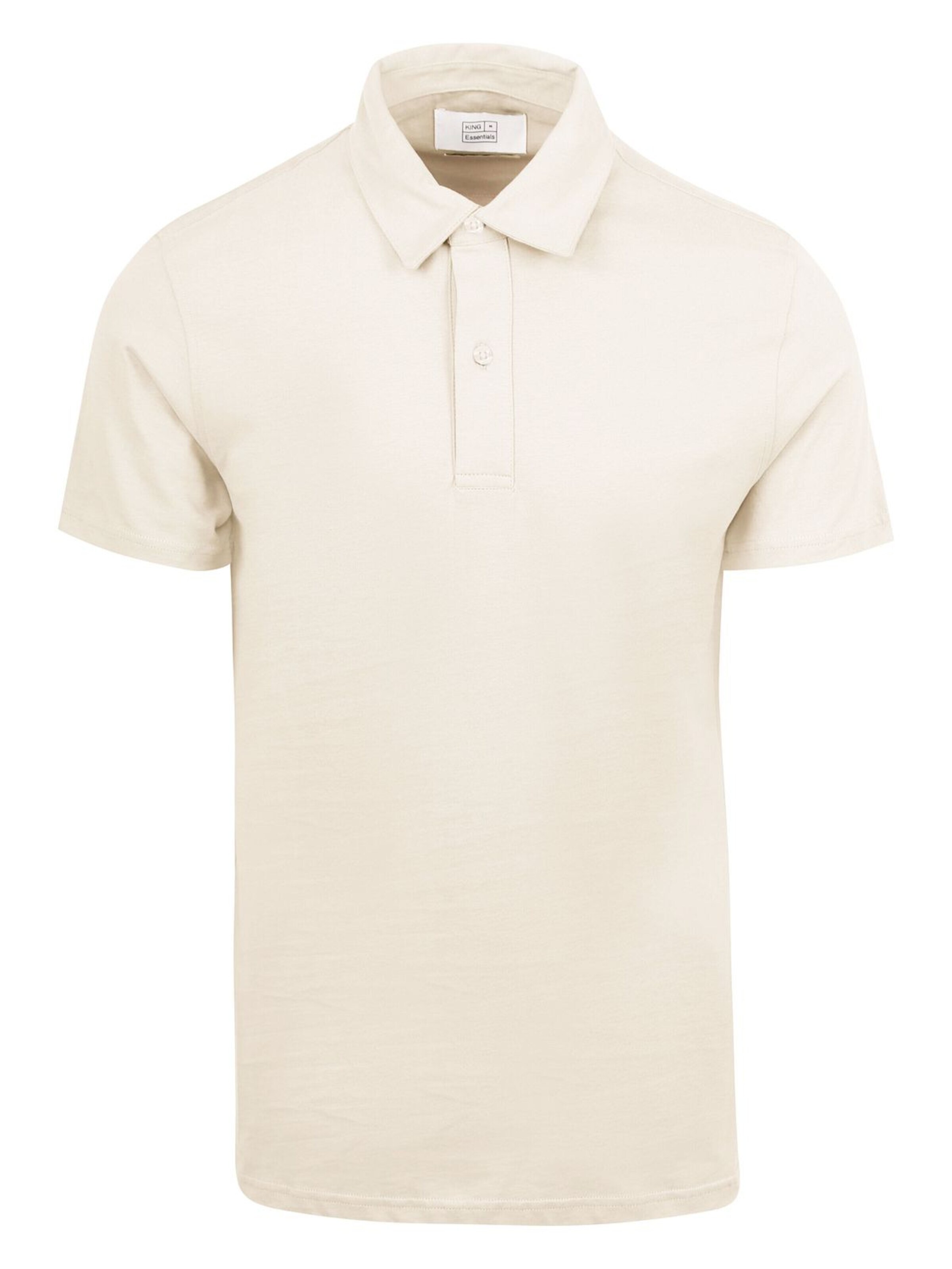 KING Essentials Shirt 'The James' in Wit: voorkant