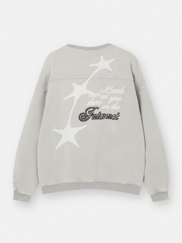 Pull&Bear Sweatshirt in Grau