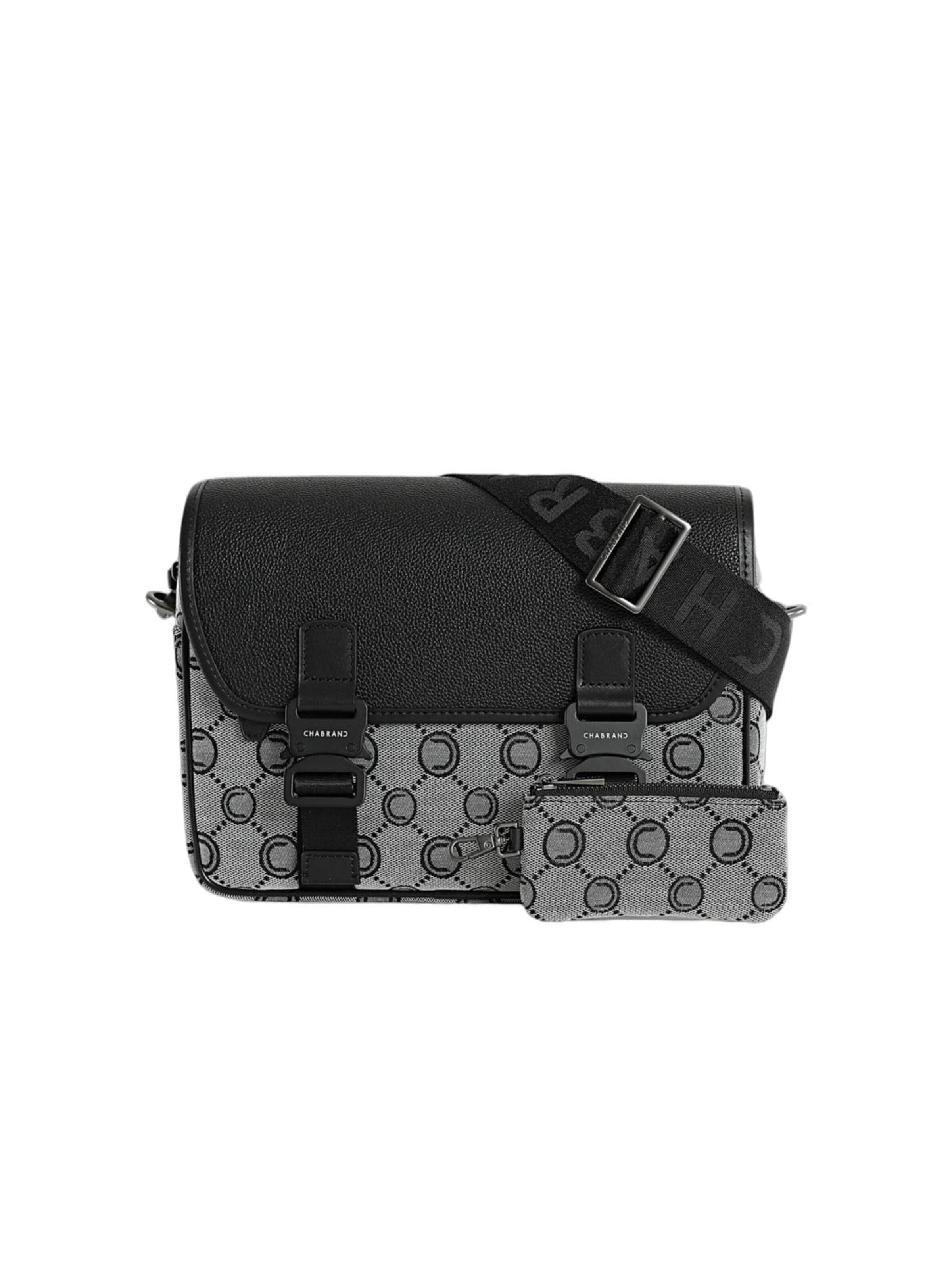 Messenger 'Sacoche Chabrand Reporter Gris' Chabrand en gris : devant