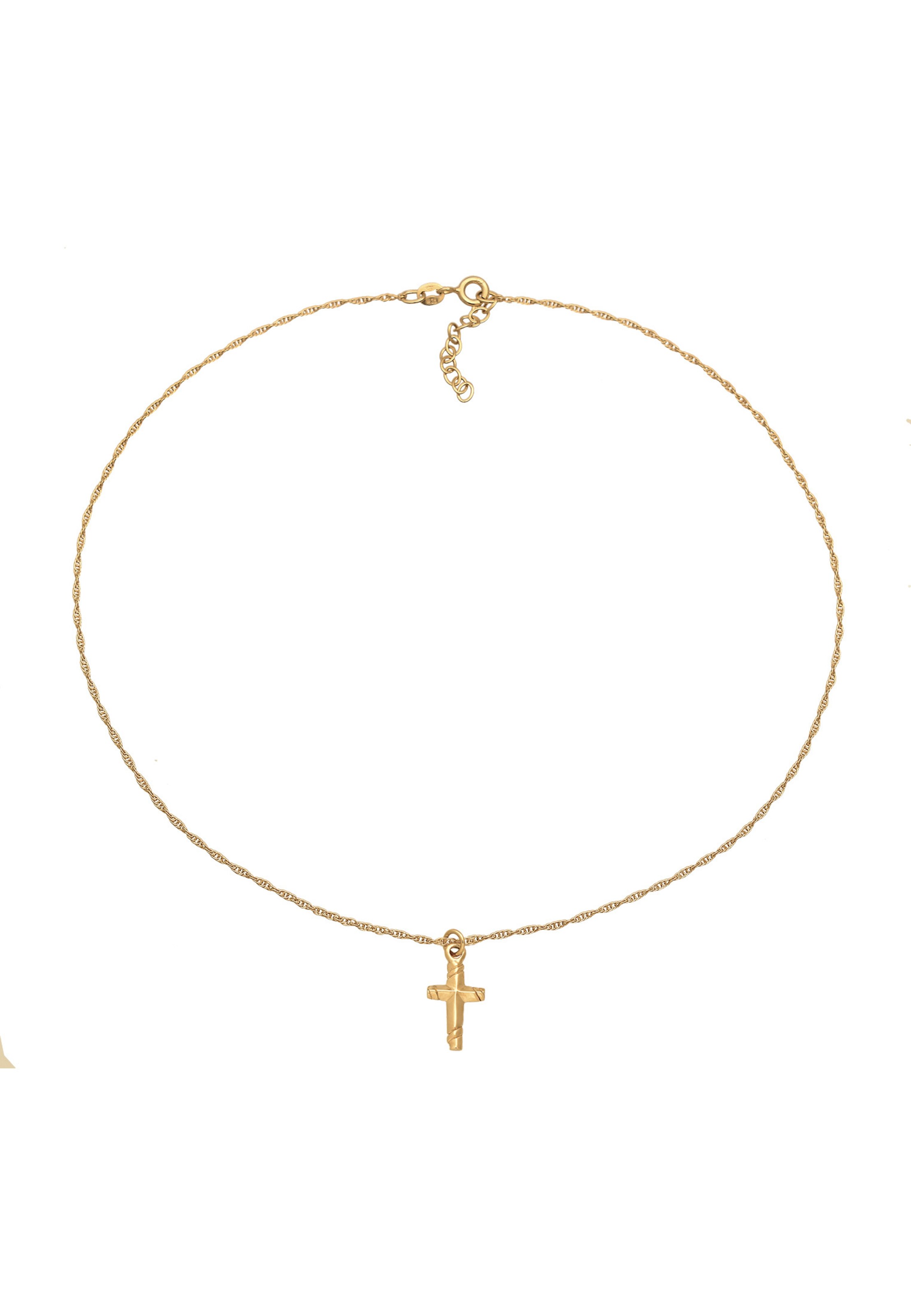 ELLI Necklace 'Kreuz' in Gold