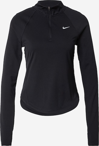 Felpa sportiva 'TEMPO SWSH HBR' di NIKE in nero: frontale