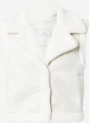 Gilet HOLLISTER en blanc : devant