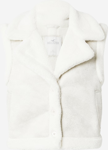 Gilet HOLLISTER en blanc : devant