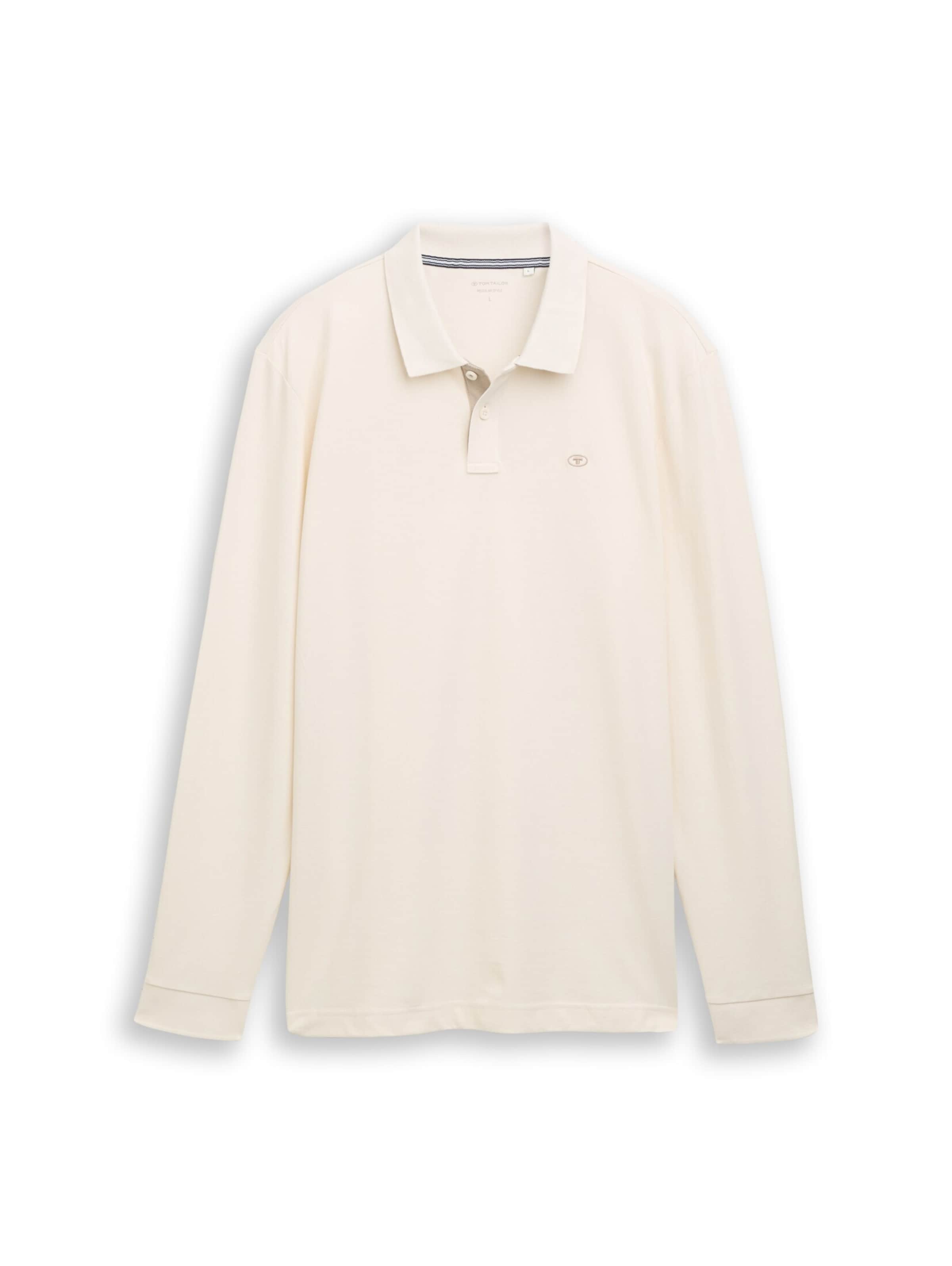 TOM TAILOR Shirt in Wit: voorkant