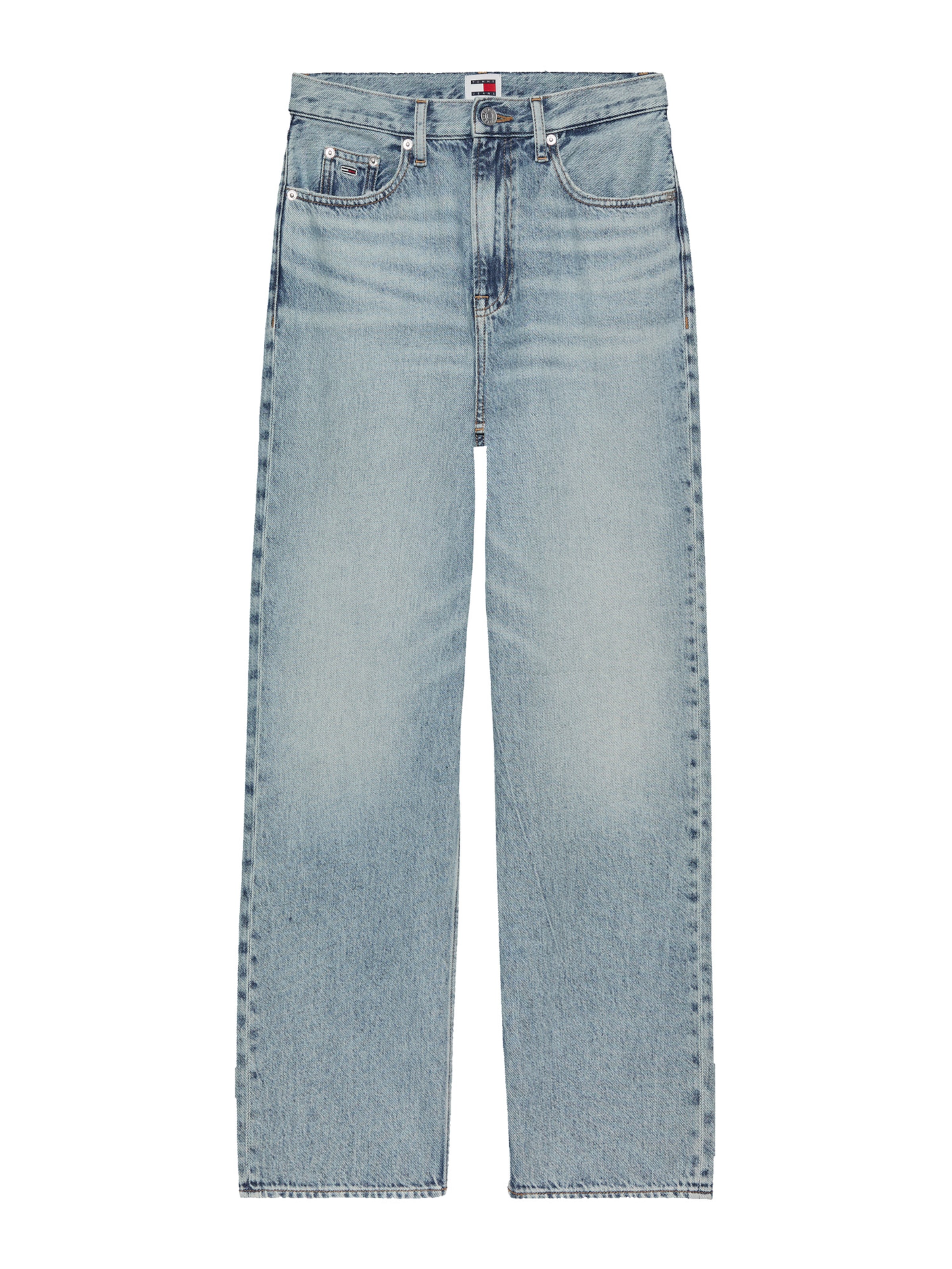 Tommy Jeans Regular Jeans 'LAYLA' in Blauw: voorkant