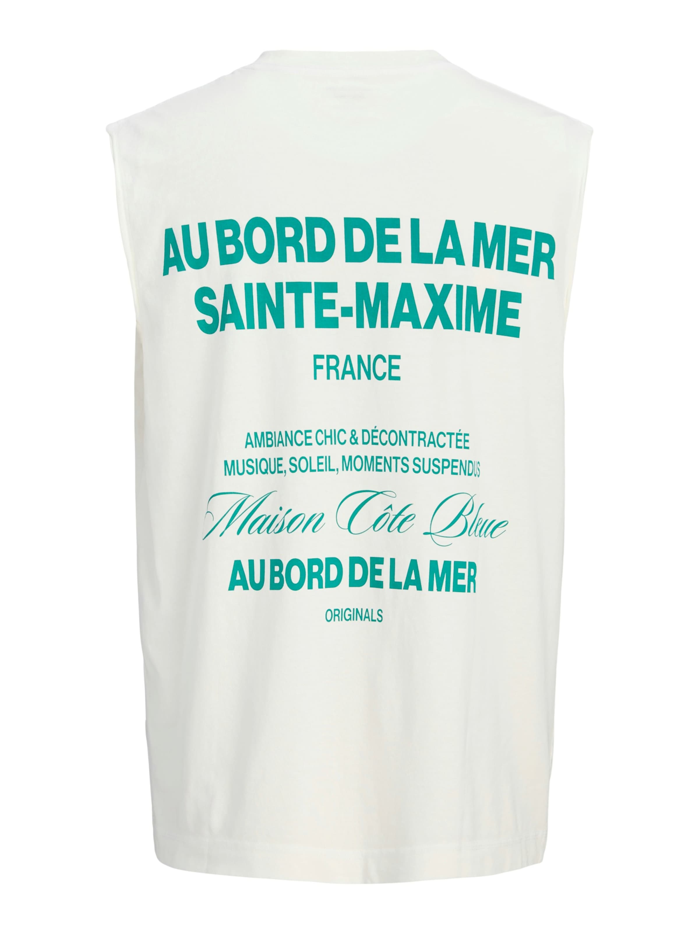 JACK & JONES Tričko 'JORCASSIS' - Biela