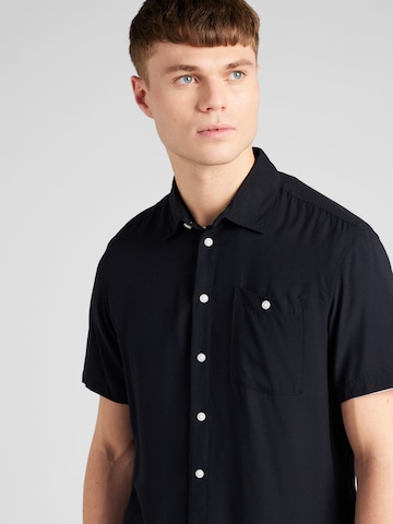 BLEND Regular fit Overhemd in Zwart