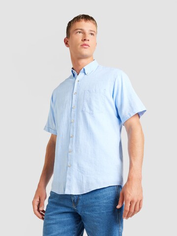 Fit confort Chemise Jack's en bleu : devant