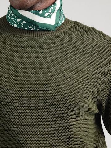 JACK & JONES Πουλόβερ 'JJEGlobe' σε πράσινο