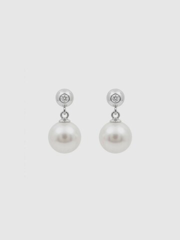 LUXBYLUX Earrings in White: front