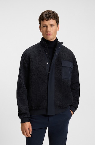 BOSS Orange Between-Season Jacket in Blue: front