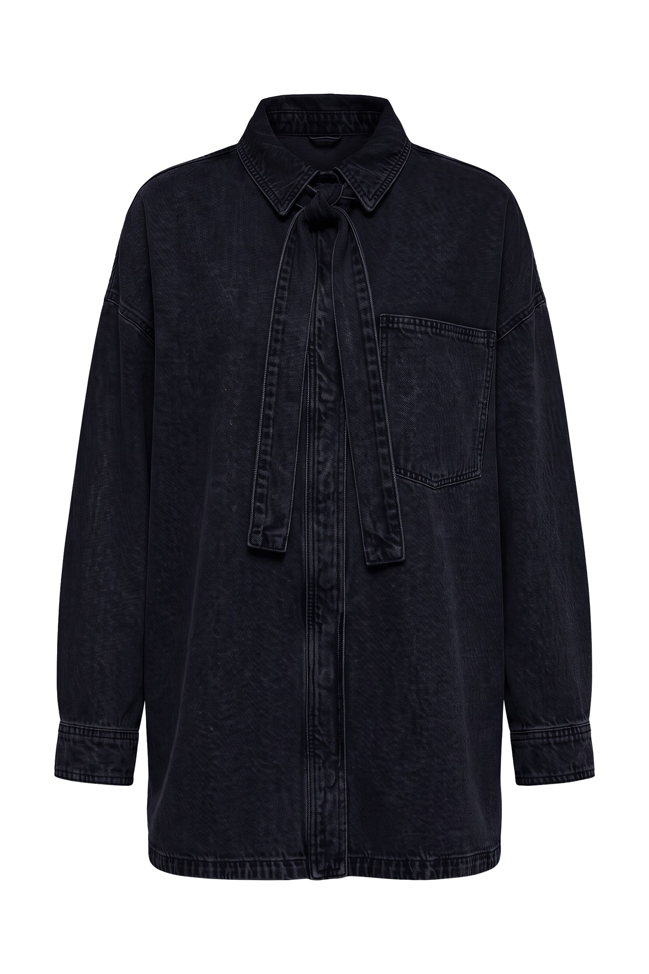 Studio Untold Blouse in Black: front