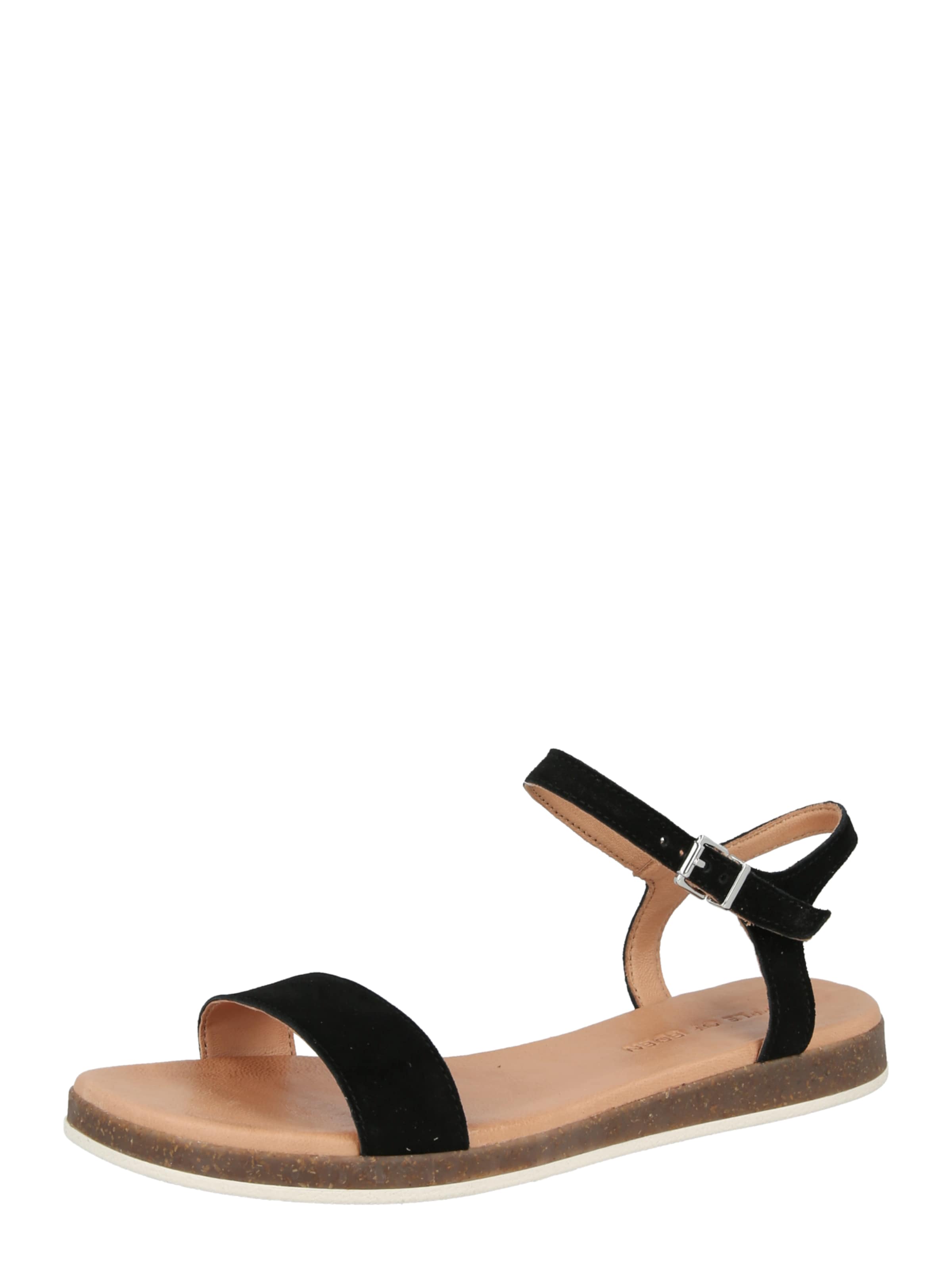 Apple of Eden - Sandalias con hebilla 'ISA 1' en negro: frente