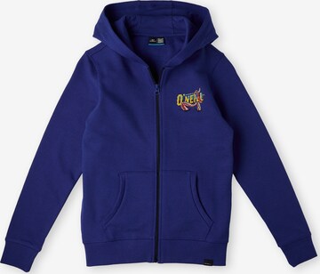 O'NEILL Zip-Up Hoodie 'Surf Dude' in Blue: front