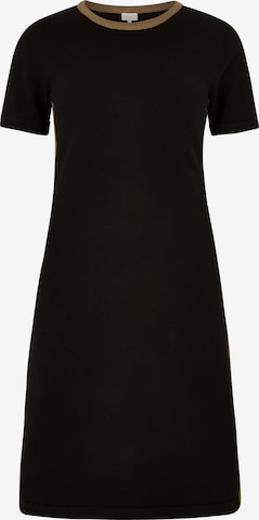 Apricot Knitted dress in Black: front