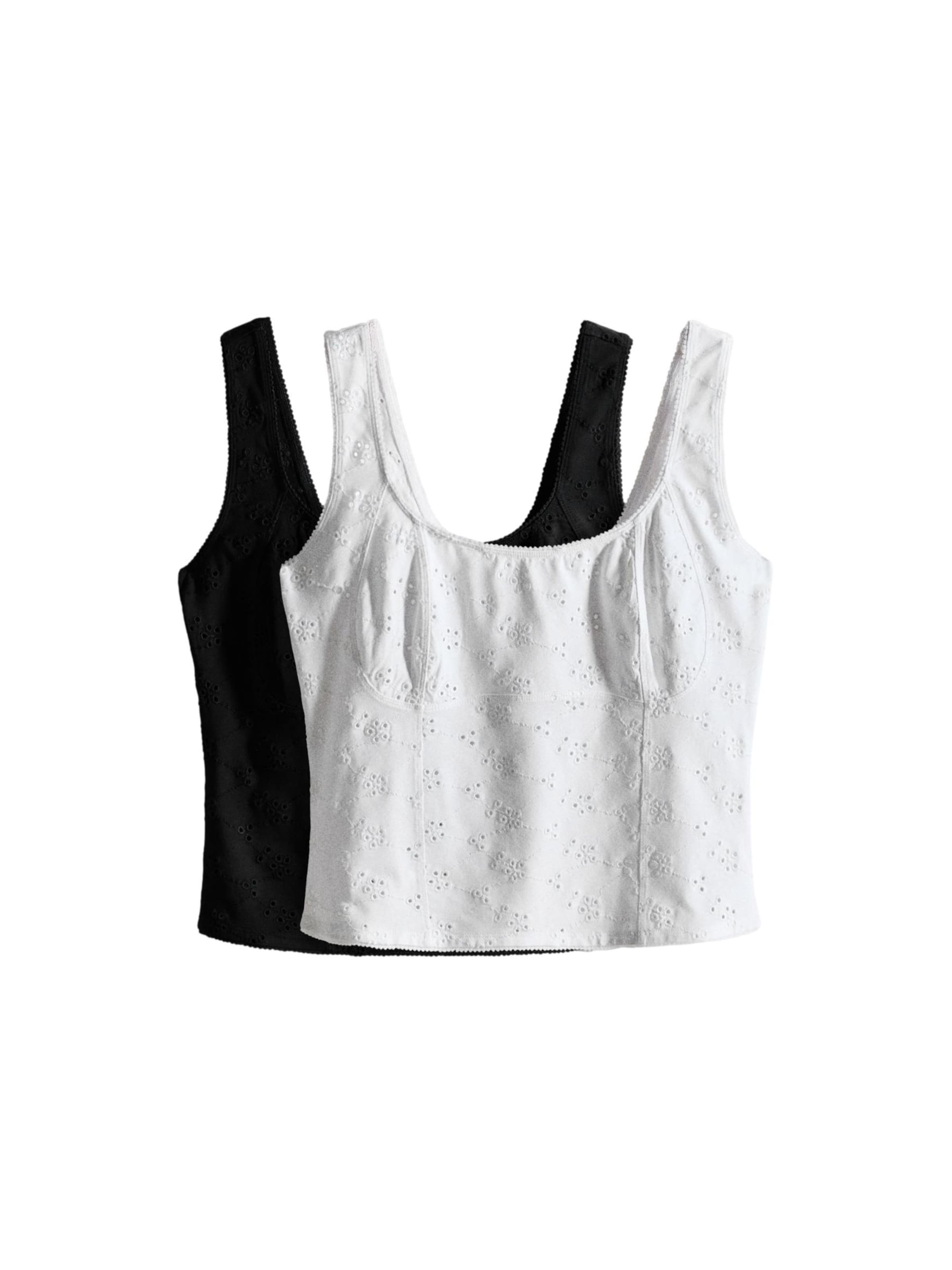 The Set Top in Schwarz: Vorderseite