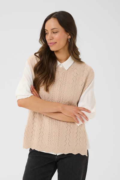 Cream Pull-over 'CRGattie' en beige, Vue avec produit