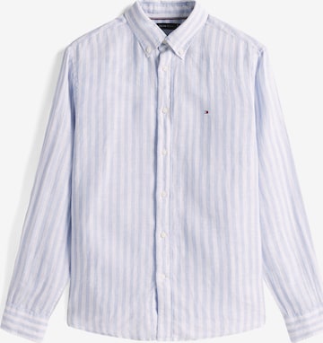TOMMY HILFIGER Regular fit Skjorta 'ESSENTIAL' i blå: framsida