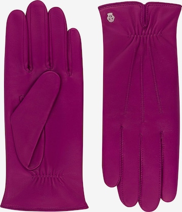 Roeckl Full Finger Gloves in Pink: front