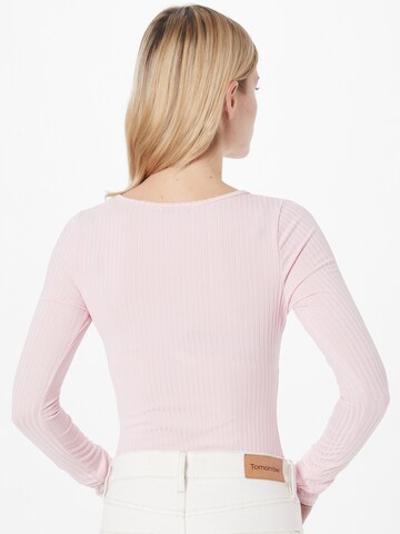 In The Style Shirt Bodysuit 'BILLIE FAIERS' in Pink