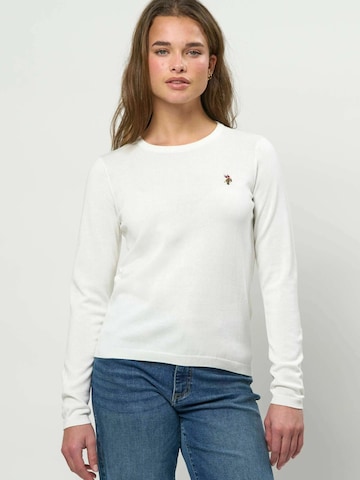 U.S. POLO ASSN. Neulepaita ' Mie ' värissä valkoinen: etupuoli