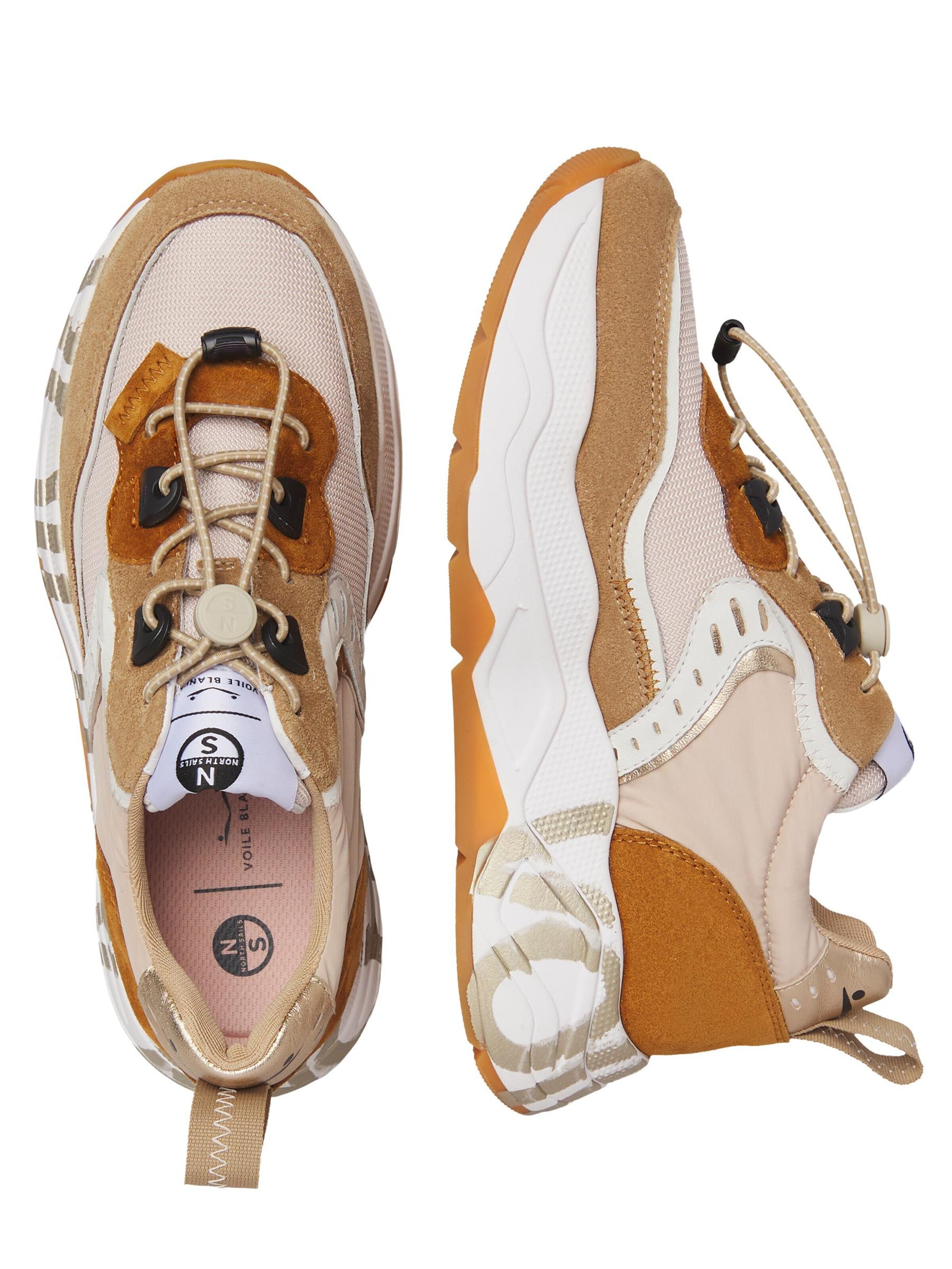 Voile blanche Veterschoen 'CLUB105.' in Beige: voorkant