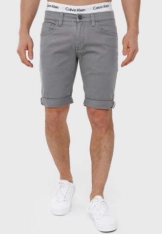 Regular Pantalon 'Villeurbanne' INDICODE JEANS en gris : devant