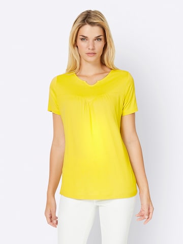 T-shirt heine en jaune : devant