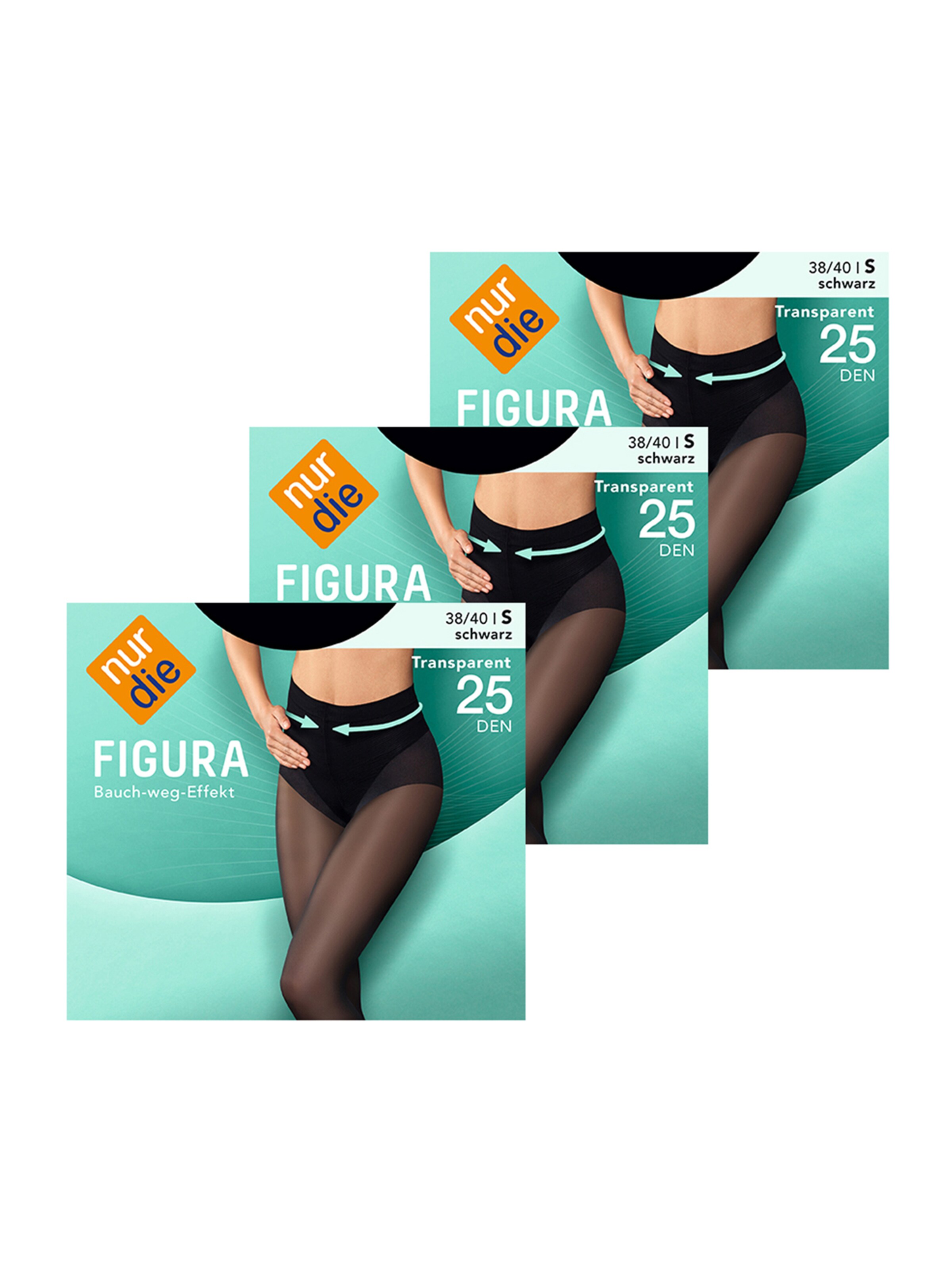 Nur Die Tights ' Figura 25 DEN ' in Black