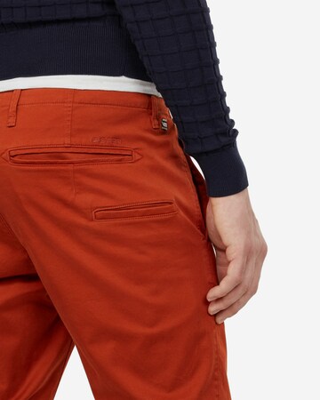 G-Star RAW Slimfit Chinohose 'Vetar' in Braun