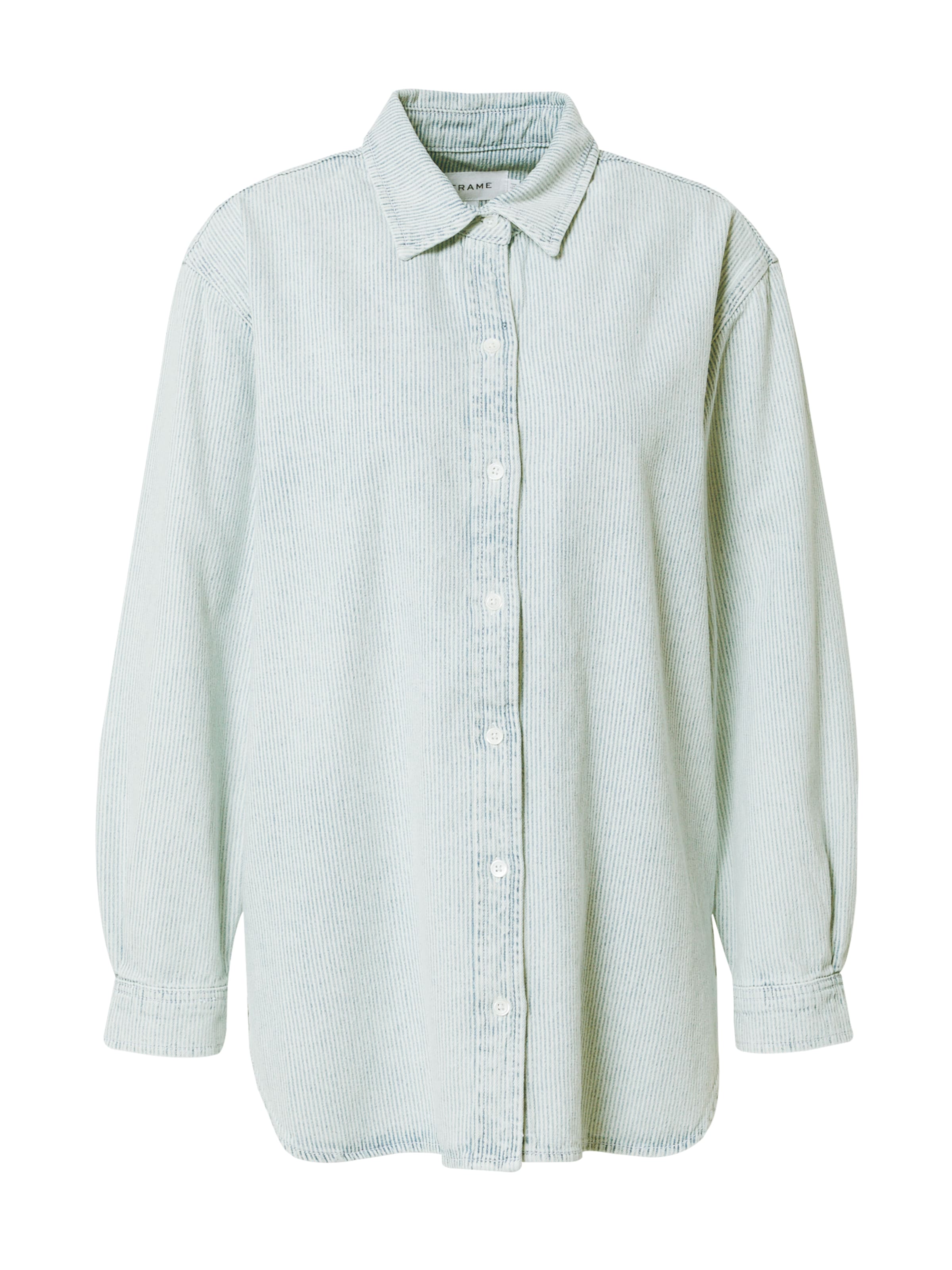 FRAME Blouse in Blue: front