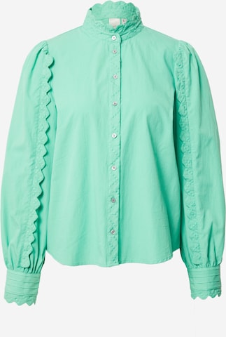 Y.A.S - Blusa 'EBRU' en verde: frente