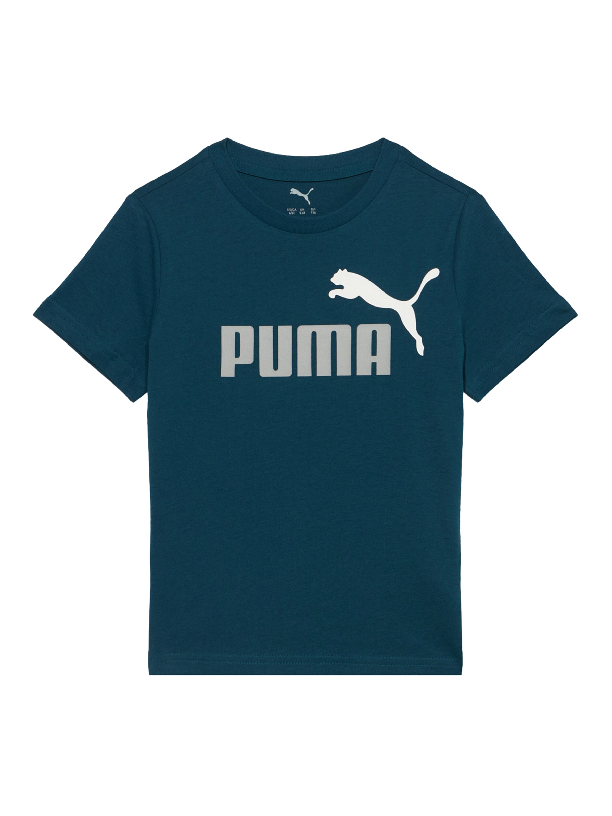 PUMA Shirt 'ESS No.1' in Green: front